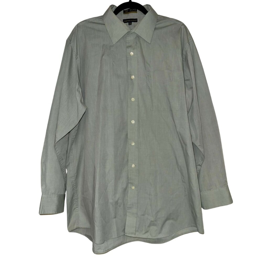 🔴 Cambridge Classics Wrinkle-Resistant Broadcloth Dress Shirt